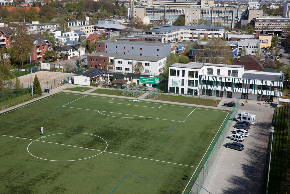 GWE-Sportanlage von Oben